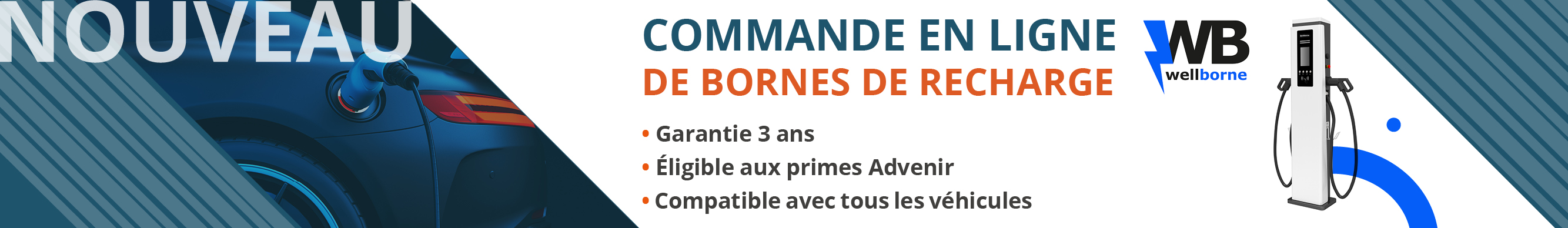 Bannière bornes de recharges